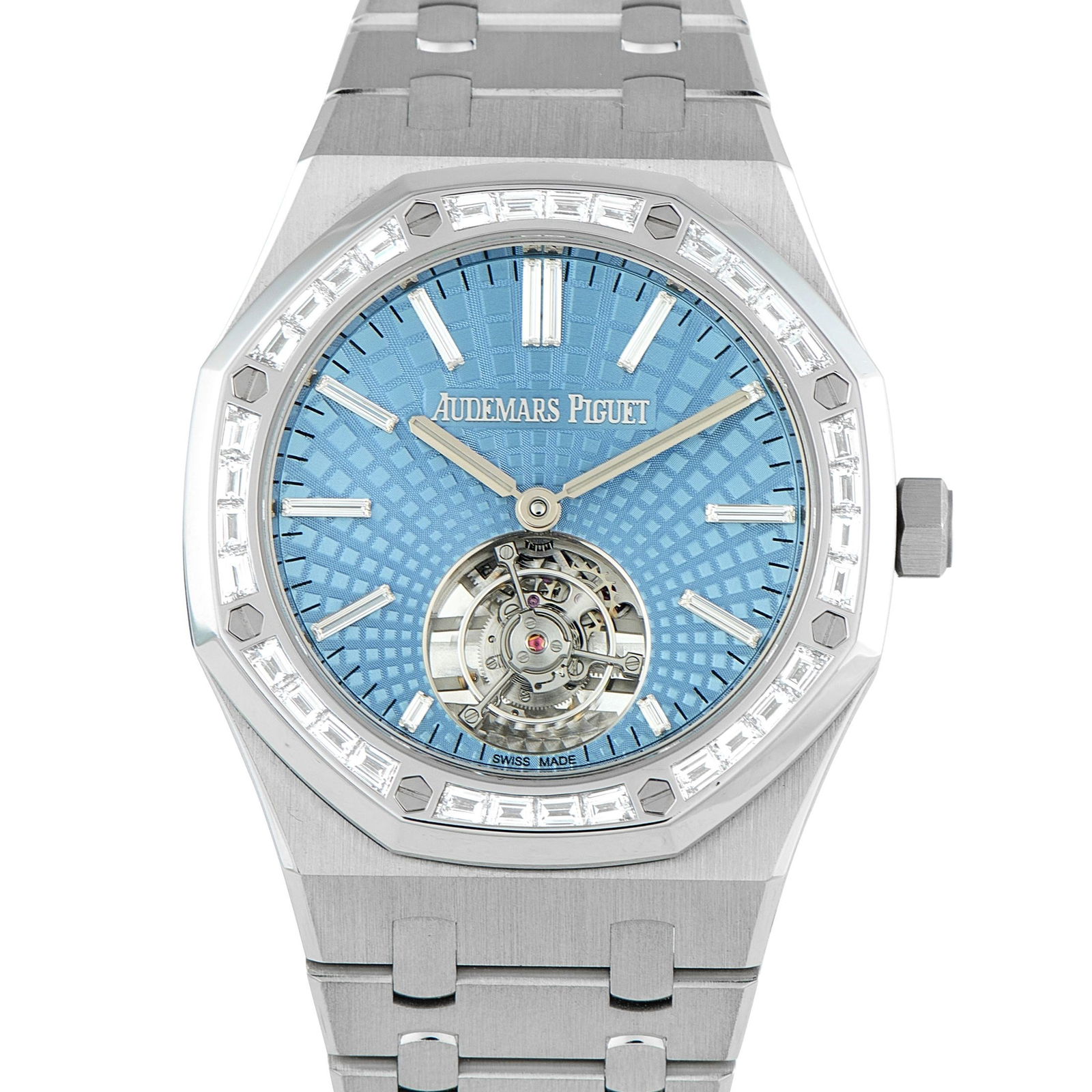 Audemars Piguet Royal Oak Tourbillon Platinum Diamond Watch (1 of 5)