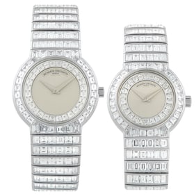 Vacheron Constantin Kalla Geneva 48.50ctw Diamond 18K Watch Set
