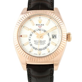 Rolex Sky-Dweller 42mm 18K Everose Gold Watch