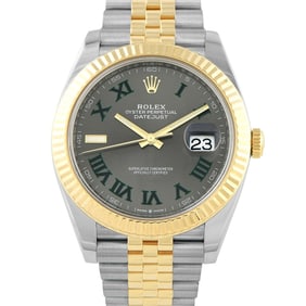 Rolex Datejust 41mm Wimbledon Dial Two-Tone Watch