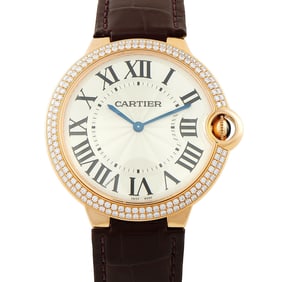 Cartier Ballon Bleu Diamond Bezel 40mm 18K Watch