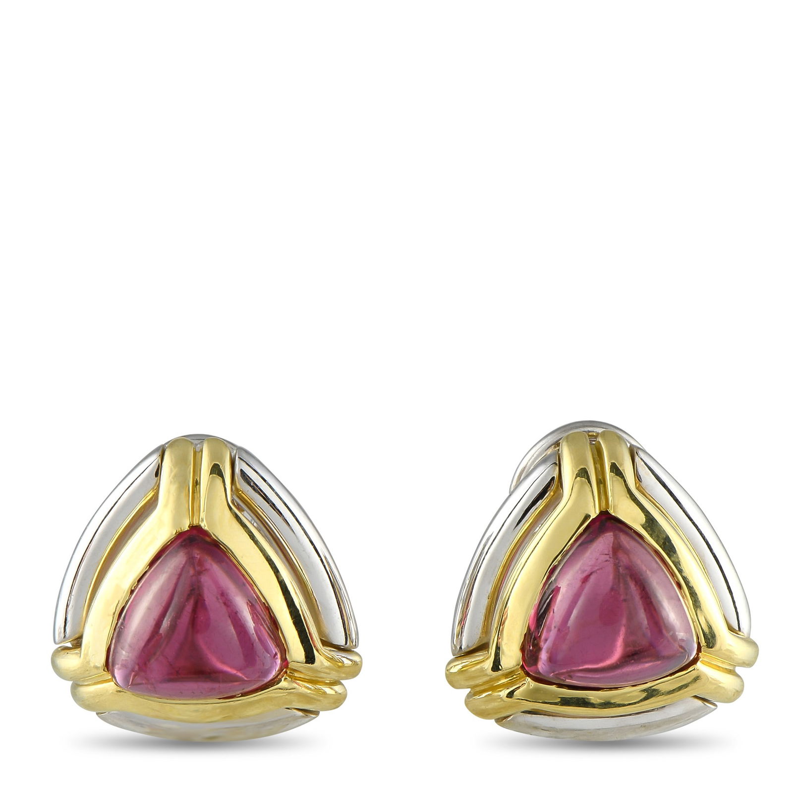 H. Stern 18K and Pink Tourmaline Earrings