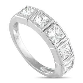 1.80ctw VS2-SI1/G-H Diamond and 18K White Gold Ring