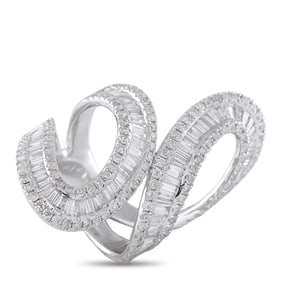 4.00ctw SI1-SI2/G-H Diamond and 14K White Gold Ring