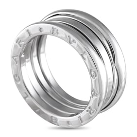 Bvlgari B.zero1 18K White Gold Three Band Ring