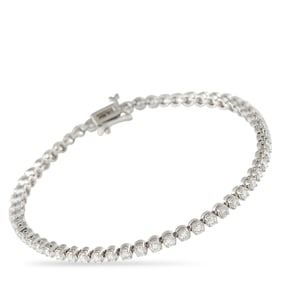 1.65ctw Diamond and 14K White Gold Tennis Bracelet