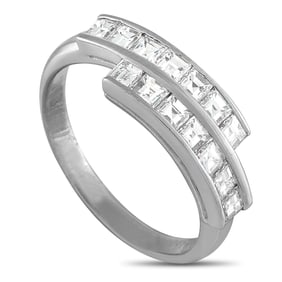 1.05ctw VS2-SI1/G-H Diamond and Platinum Ring