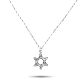 14K White Gold and 0.50ctw Diamond 16" Necklace