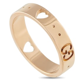 Gucci Icon 18K Rose Gold Ring