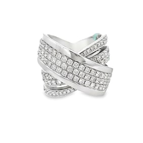 2.45ctw Diamond and 14K White Gold Ring