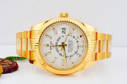 Rolex Oyster Perpetual Sky-Dweller 42mm 18K Watch
