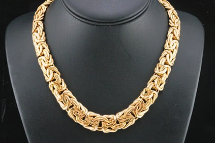 Italian 14K Yellow Gold 18" Necklace