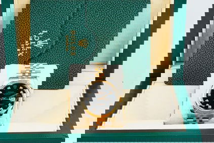 Rolex Datejust 36mm 18K/SS Watch W/Diamond Dial