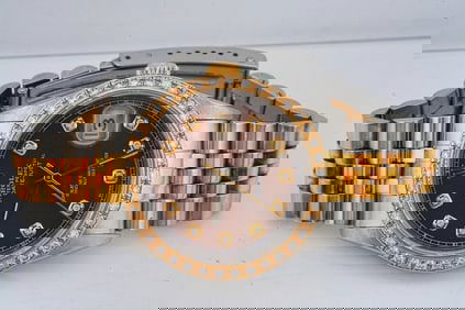 Rolex Datejust 36mm Two-Tone Vintage Watch Ref. 16233