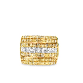 3.00ctw Diamond and 14K Yellow Gold Ring