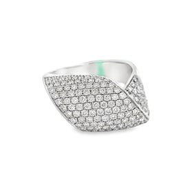 1.95ctw Diamond and 14K White Gold Ring