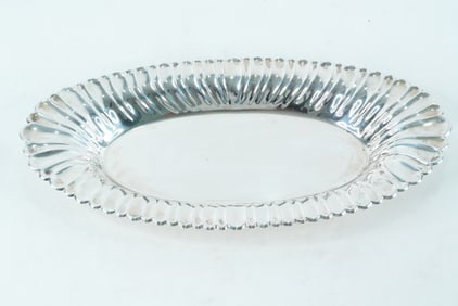 Vintage Sterling Silver 14.25" Oval Serving Dish