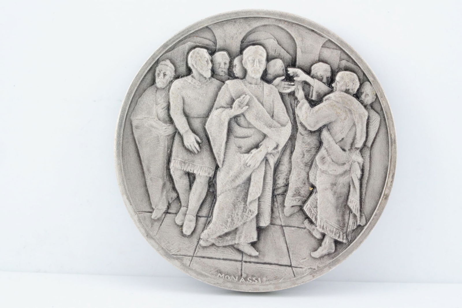 4.2oz .925 Silver St. Matthias Franklin Mint Medallion (1 of 6)