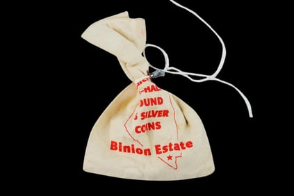 Authentic Binion Silver Hoard Sealed Half-Pound Bag of Silver