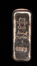 Handmade 16.6 Gram .999 Fine Silver Cast Ingot