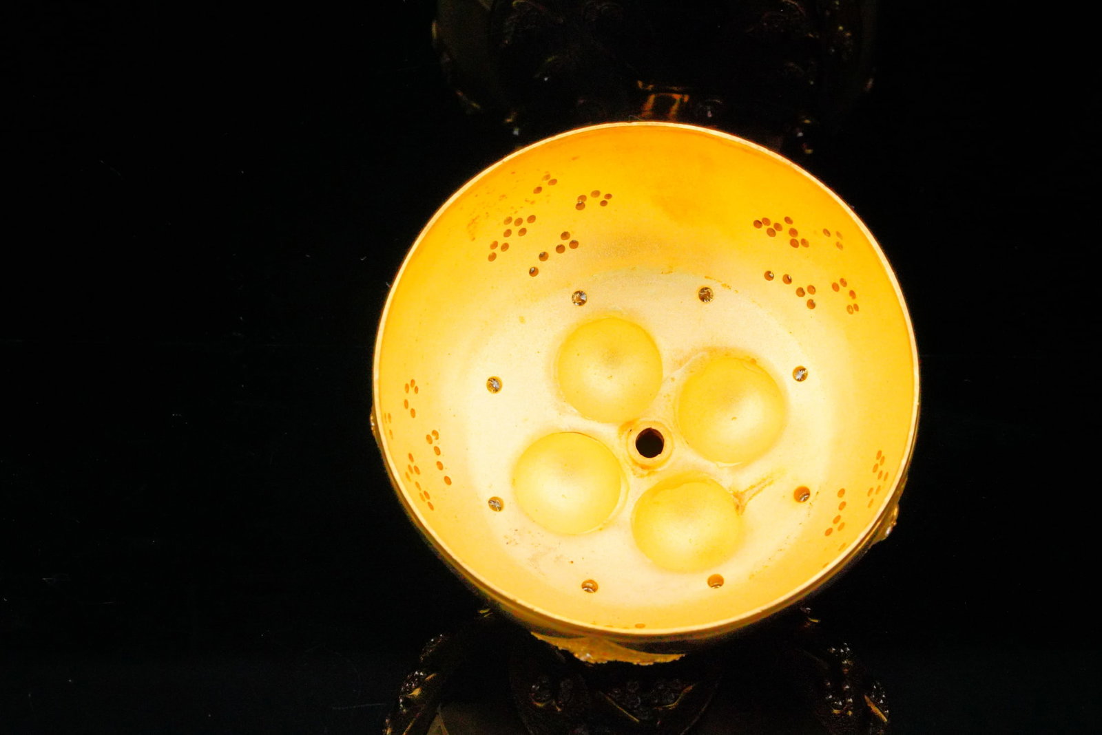 Solid 22K, Diamond and Gemstone 4.25" Decorative Objet - 8