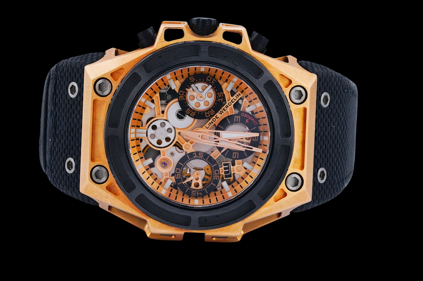Linde Werdelin 18K RG SpidoSpeed LTD Edition Watch 17/99 (1 of 6)