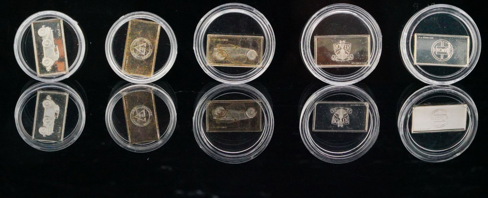 Lot of (5) 1 Gram .999 Fine Silver Art Bars (1 of 7)