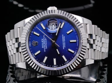 Rolex Datejust 41 Stainless Steel and White Gold Watch