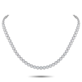 22.25ctw Diamond and 18K White Gold 16" Necklace