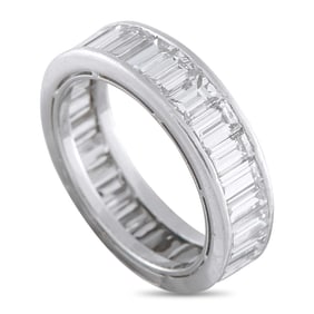 Harry Winston 5.40ctw Diamond and Platinum Eternity Band