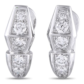 Bvlgari Serpenti 1.52ctw Diamond and 18K Earrings