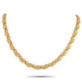 Carrera y Carrera 18K Yellow Gold 18" Elephant Necklace