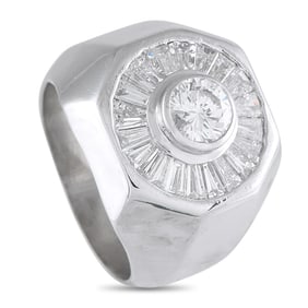 2.38ctw SI1-SI2/H-I Diamond and 18K White Gold Ring