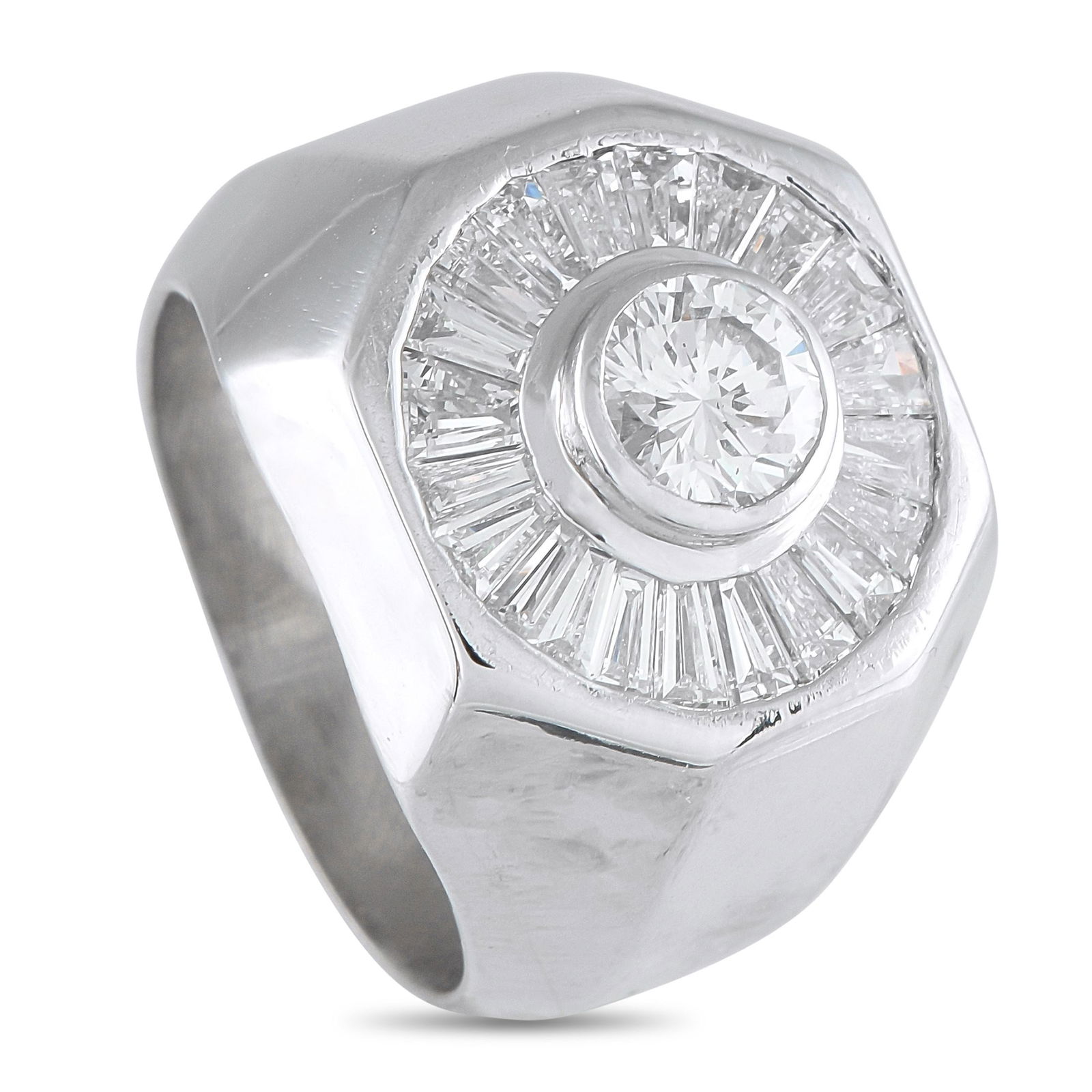 2.38ctw SI1-SI2/H-I Diamond and 18K White Gold Ring (1 of 4)