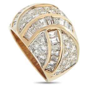 2.35ctw Diamond and 14K Yellow Gold Ring