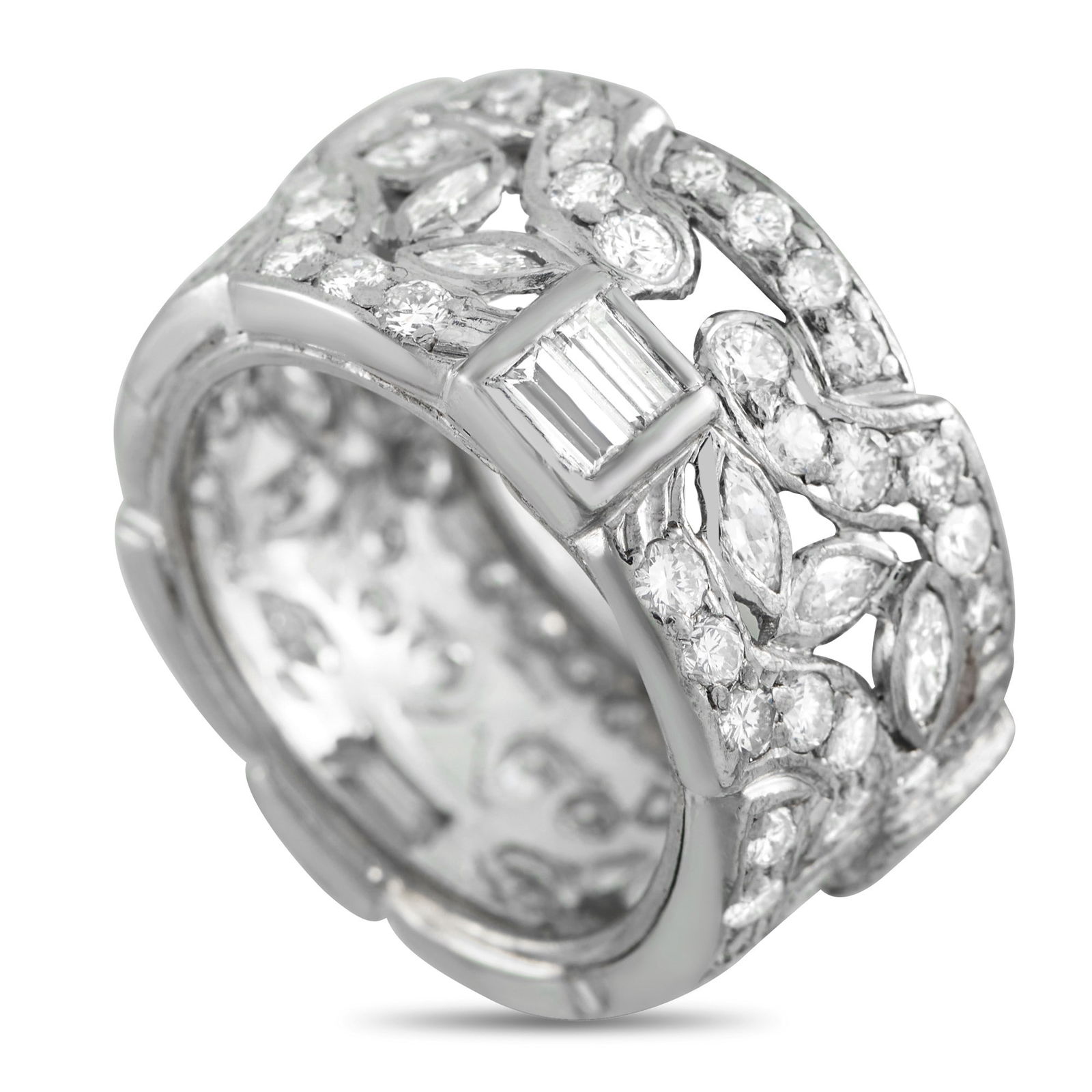 2.50ctw Diamond and Platinum Ring (1 of 3)
