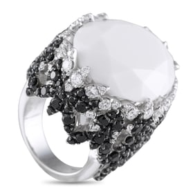Pasquale Bruni 5.01ctw Diamond, Agate and 18K Ring
