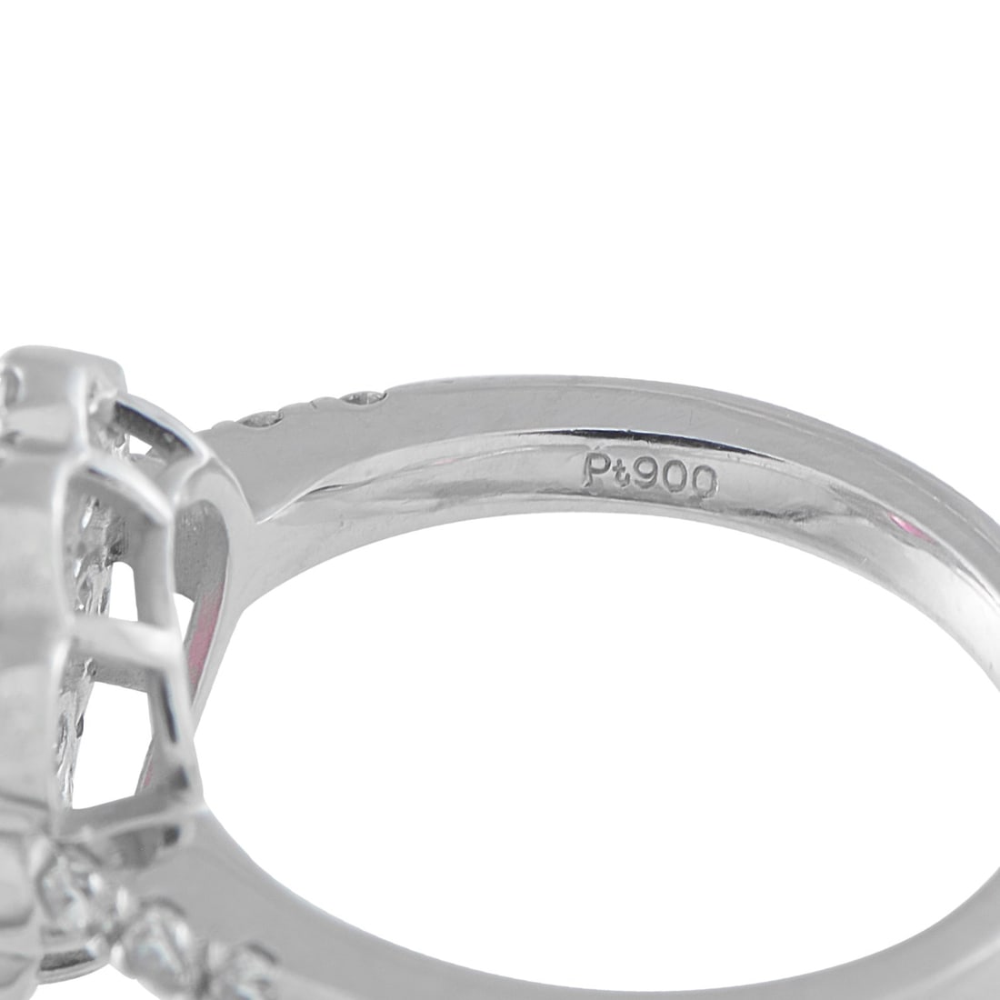 1.00ct Ruby, 0.90ctw Diamond and Platinum Ring - 4