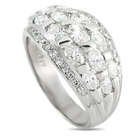 2.00ctw Diamond and Platinum Dome Ring