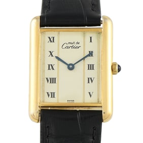 Cartier Must de Cartier Tank Column Dial Vermeil Watch