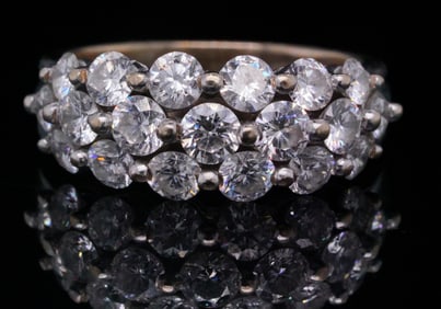 2.00ctw VS2-SI1/G-H Diamond and 18K White Gold Ring