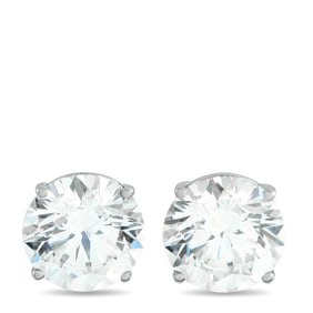 4.42ctw VS1/G Lab Grown Diamond and 14K Earrings