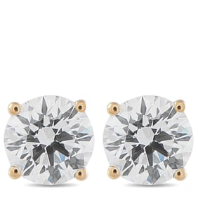 1.00ctw VVS-VS Lab Grown Diamond and 14K Earrings