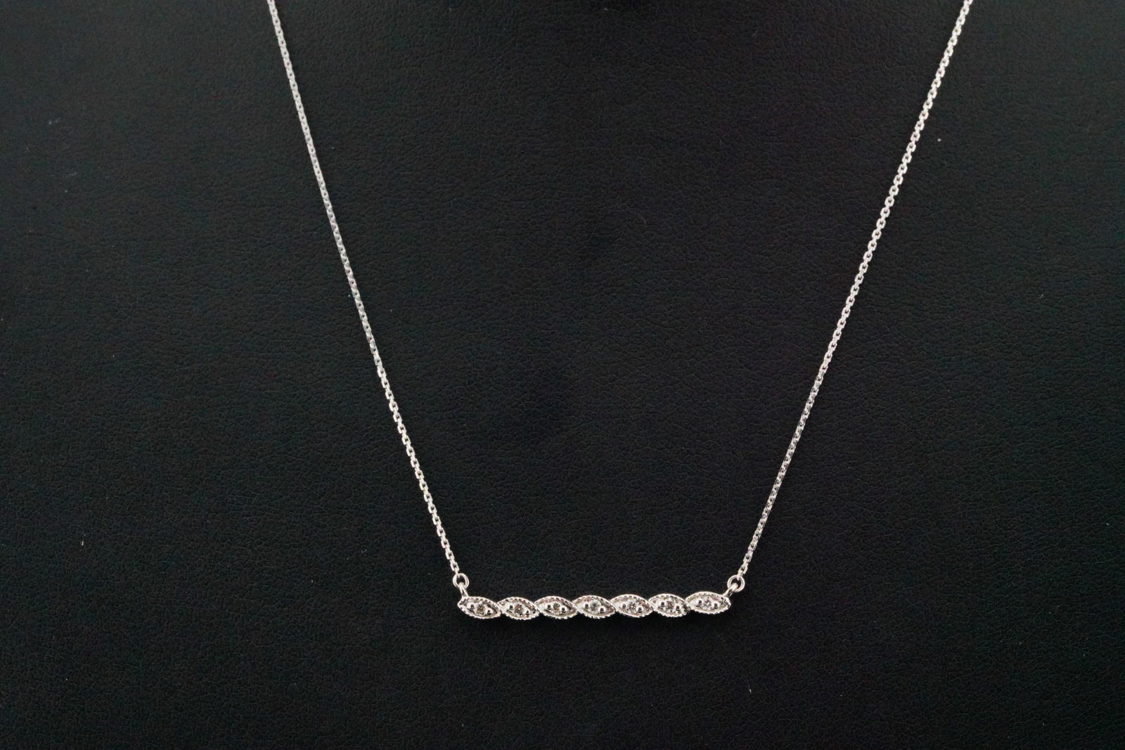 14K White Gold and 0.70ctw Diamond 18" Necklace (1 of 6)