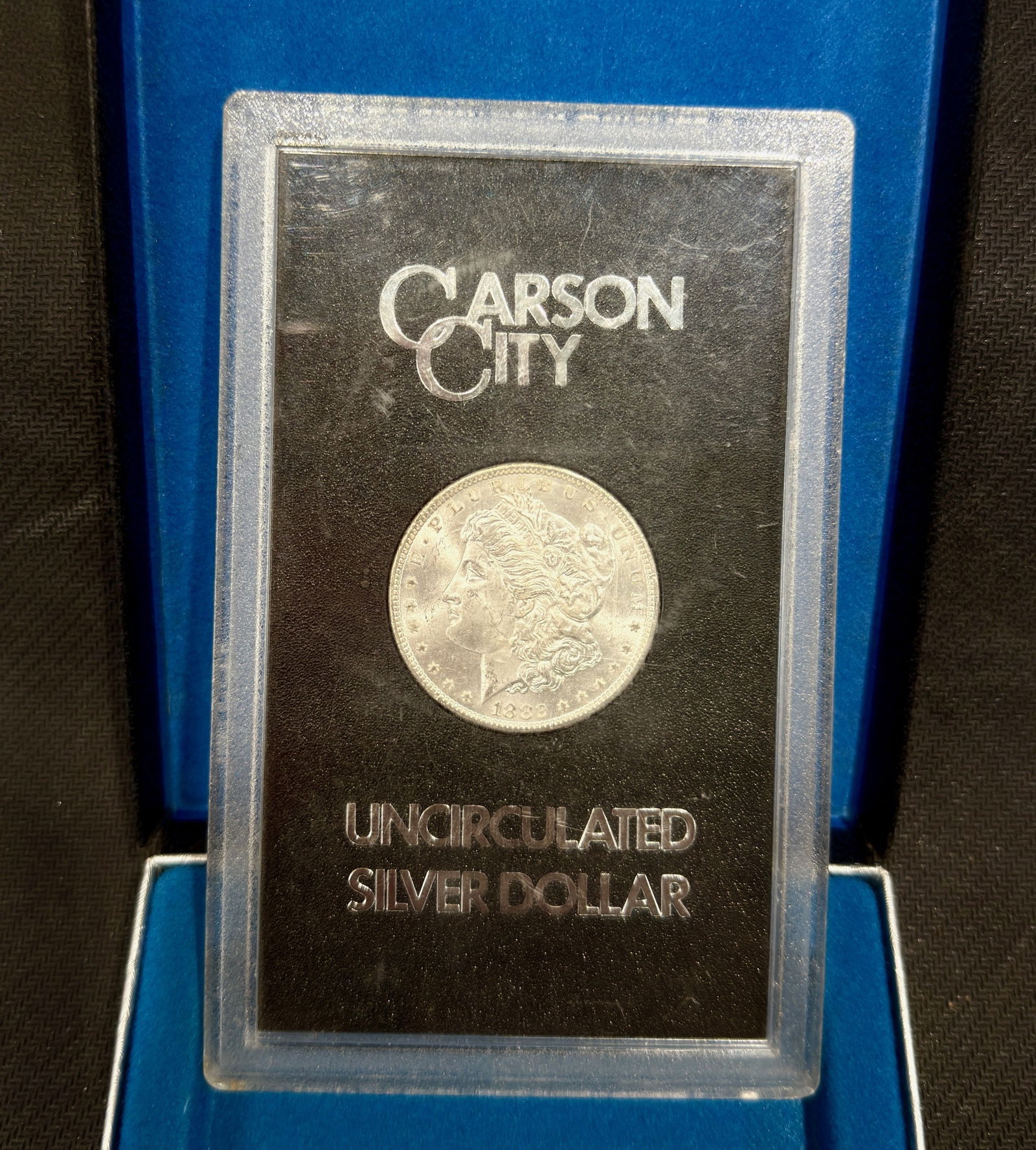 1882-CC Carson City $1 Morgan Silver Dollar in Slab (1 of 3)