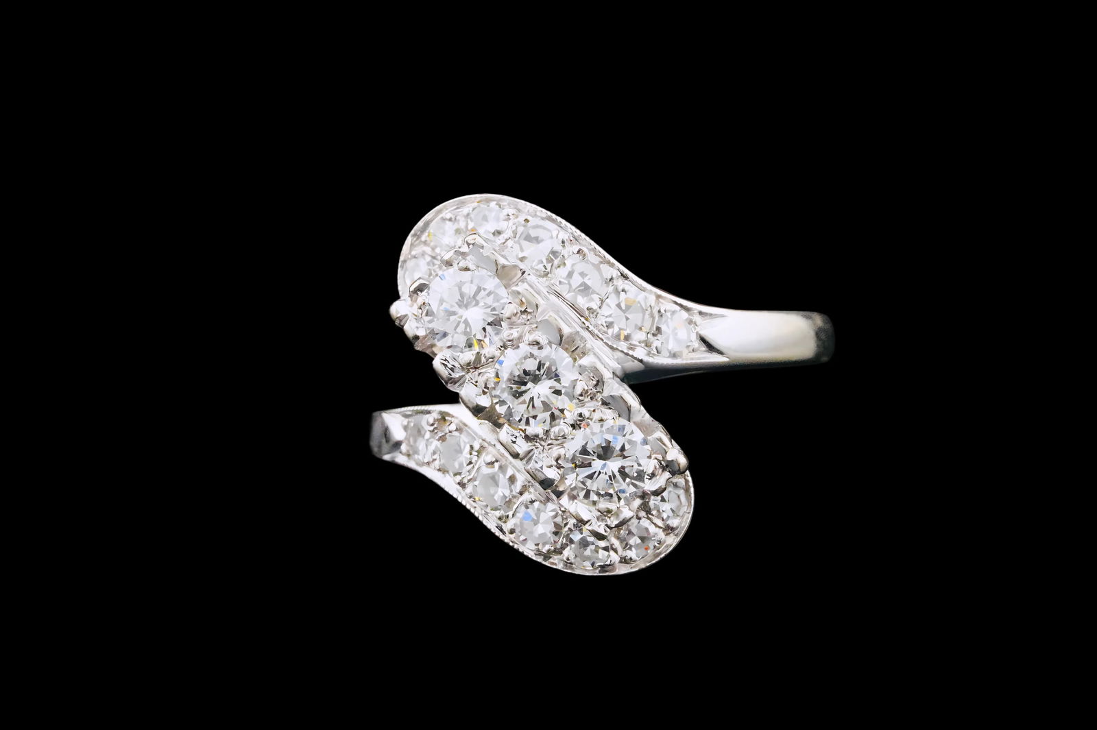 1.00ctw SI1-SI2/G-H Diamond and 14K White Gold Ring (1 of 6)