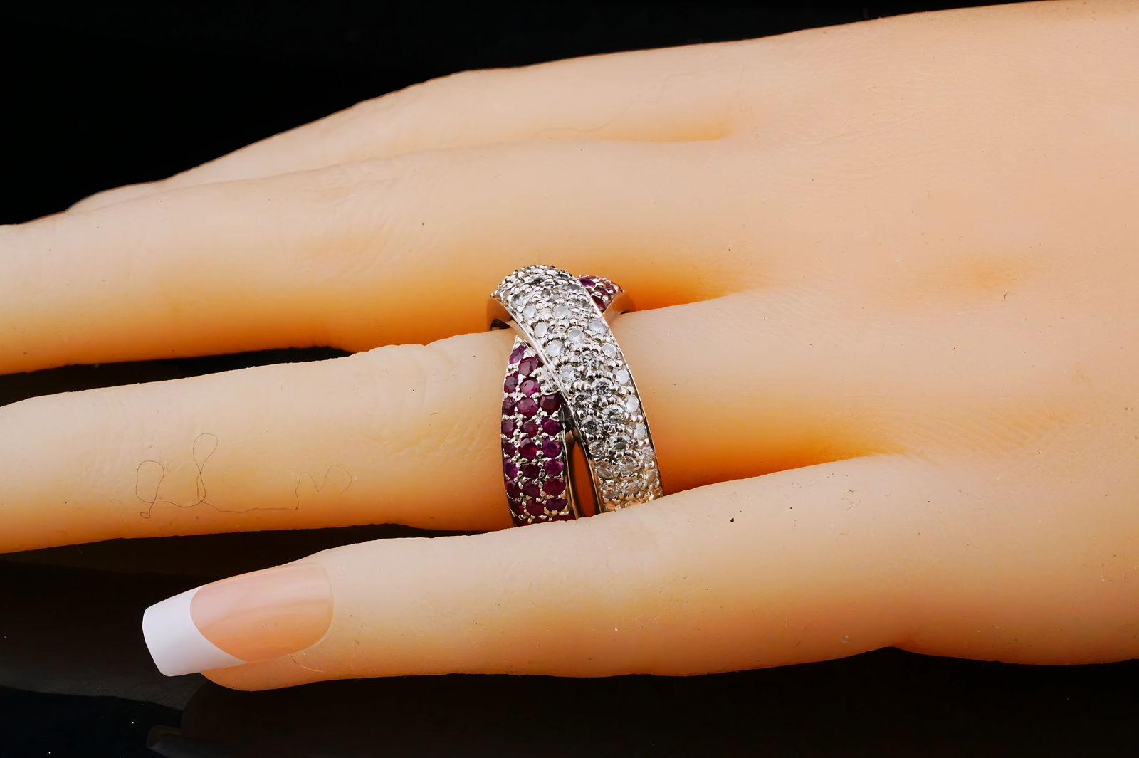 1.25ctw Diamond, 1.00ctw Ruby and 14K Ring - 3