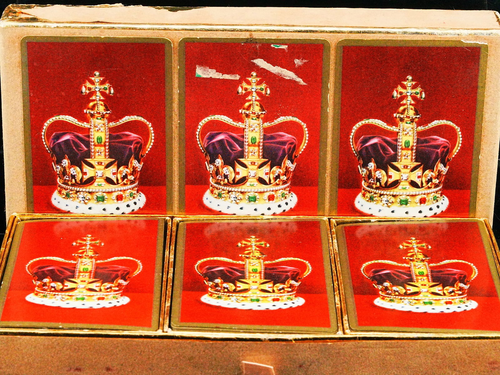 Congress Cel-U-Tone Crown Playing Cards 3 Deck Set (1 of 3)
