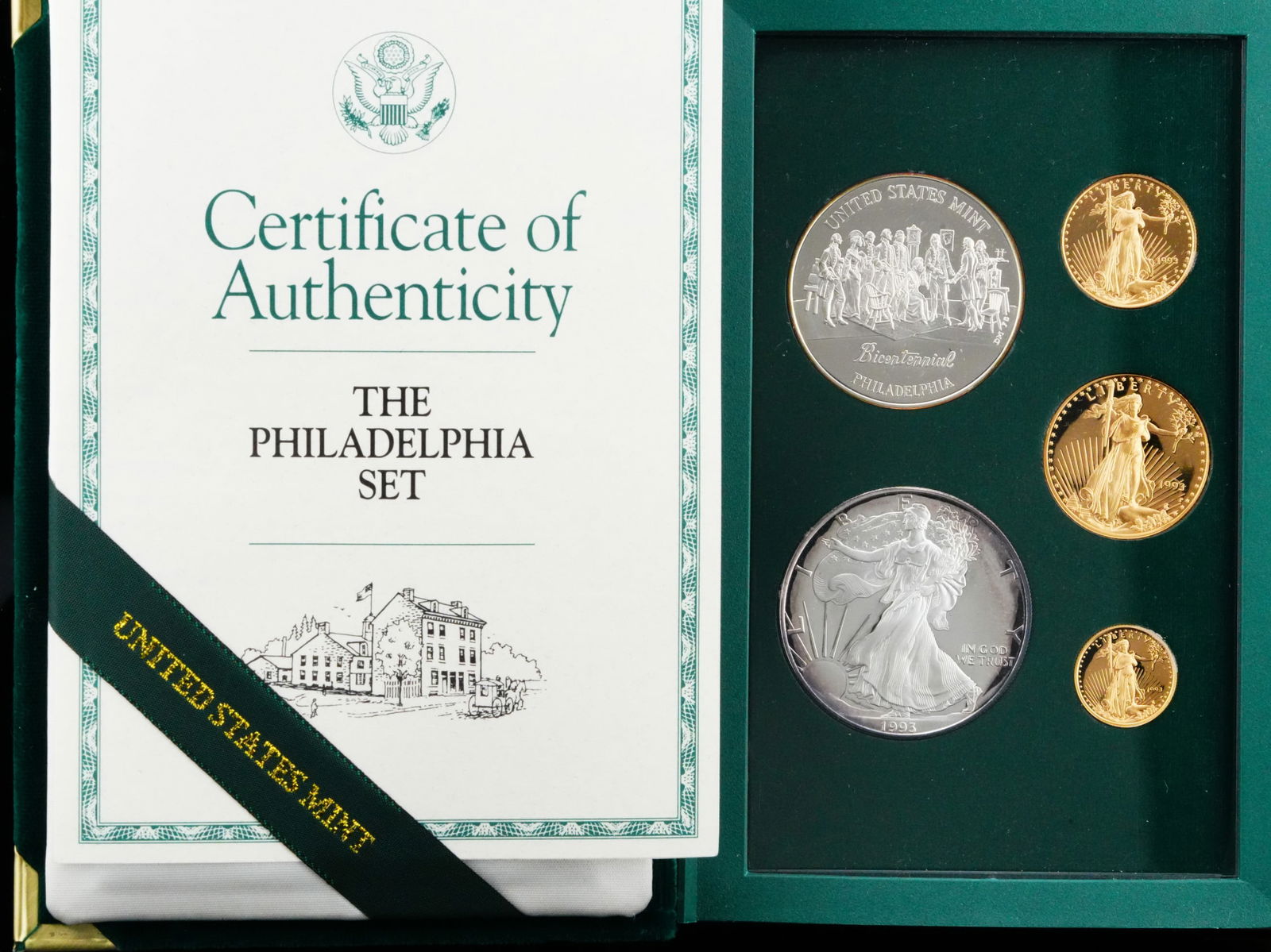 1993-P 5-Coin Proof Gold and Silver Philadelphia Set (1 of 5)
