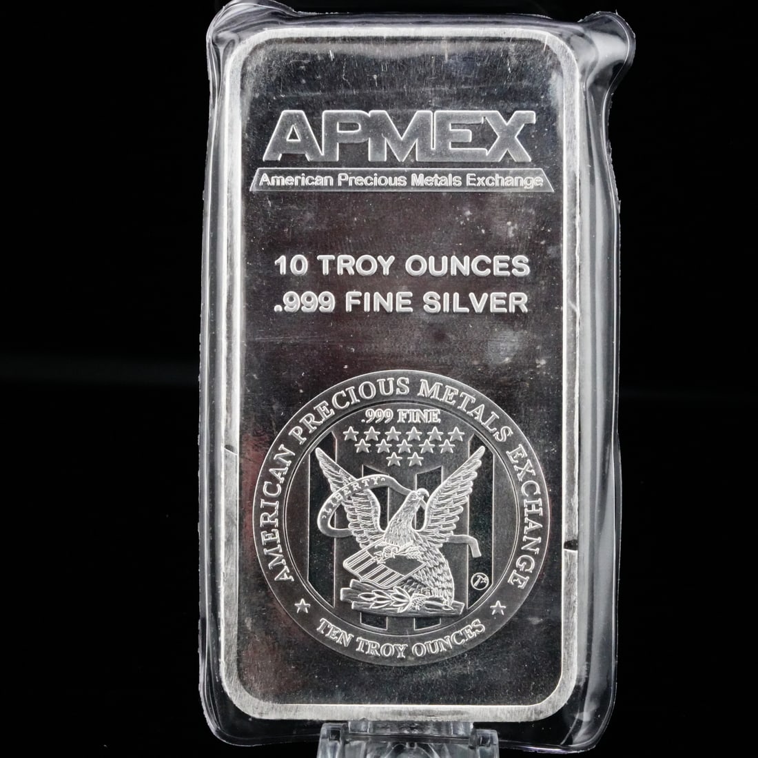 APMEX 10 Troy Ounce .999 Fine Silver Bar (1 of 2)